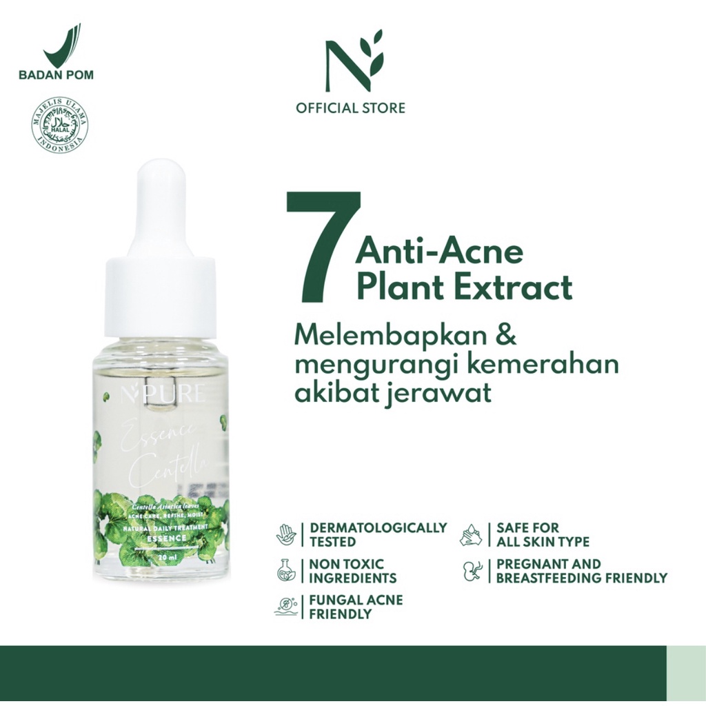 NPURE Face Essence Centella Asiatica / Acne Care (Cica Series) 20ML