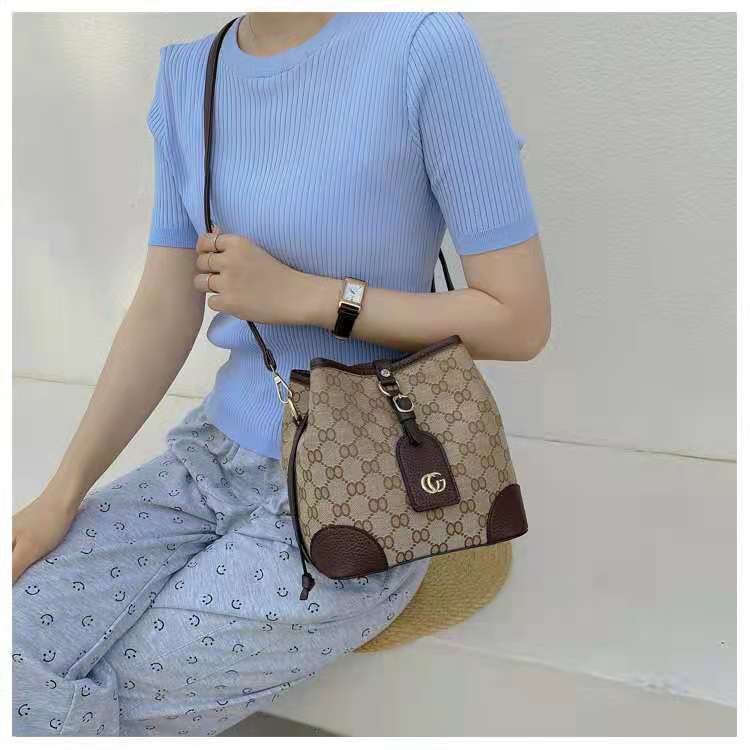 Tas Wanita Monogram Bucket Bag Import 9520