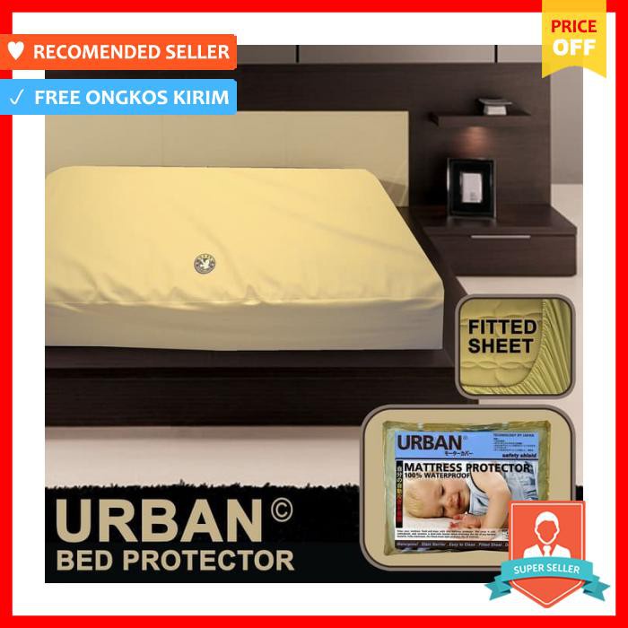 BED PROTECTOR URBAN WATERPROOF UK 90 x 200 ANTI TUNGAU, CAIRAN, OMPOL