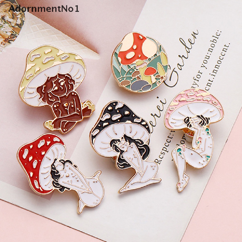 [AdornmentNo1] Cartoon Girls Brooch Collar Pin Vintage Deep Forest Maiden On Backpack Badge [new]