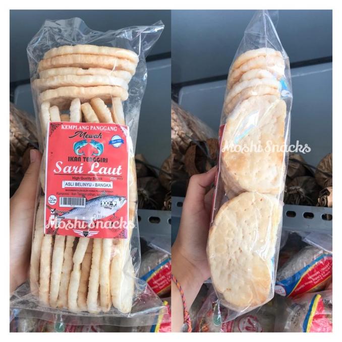 

Kemplang Panggang Ikan Mewah Sari Laut Belinyu Kerupuk Kemplang Bangka