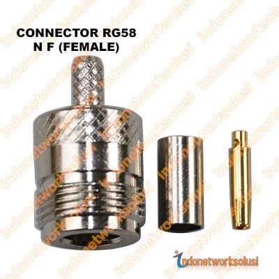 KONEKTOR CONNECTOR RG58 N F (FEMALE)