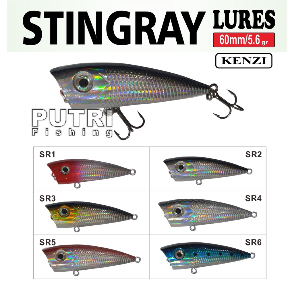 KENZI STINGRAY LURES 60mm 5.6gr