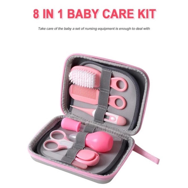 Gunting kuku sisir bayi / baby care kit 8in1 / baby manicure set