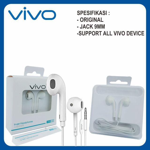 BM044 R11 headset earphone headsfree hf VIVO v15 v19 v11pro y20 y1s y12 y15 y17 y53 y91 y91c y93 MA271