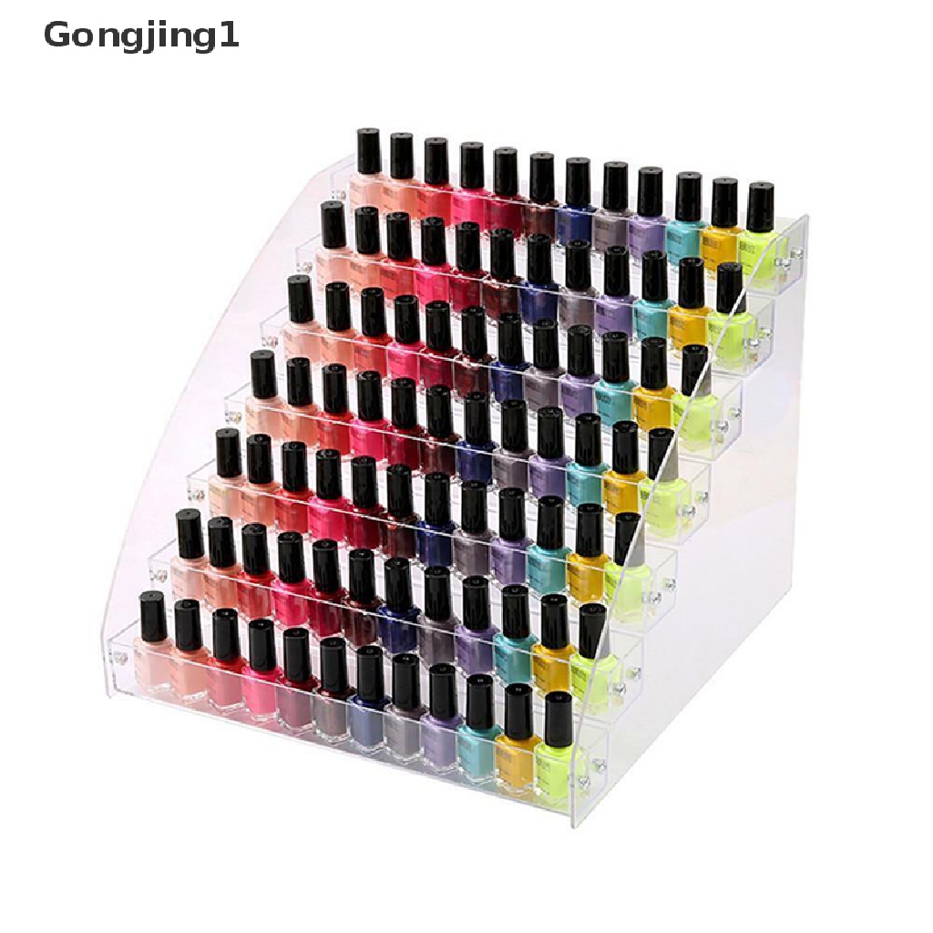 Gongjing1 Rak Display / Organizer Kutek 2 / 3 / 4 / 5 / 6 / 7 Tingkat Bahan Akrilik