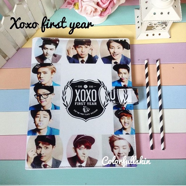 

binder buku printing exo xoxo custom