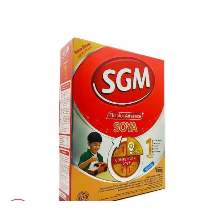 SUSU [MURAH] SGM SOYA 3 (1-5 TAHUN) VANILA 700GR