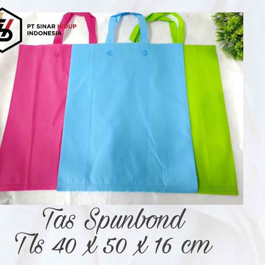 

Limited - Tas Kain SPUNBOND Tali Goodie Bag Uk 40 x 50 JUMBO Per Lusin