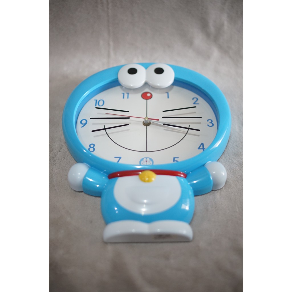 Jam dinding karakter keropi, doraemon dan cat, jam unik bahan tebal dan bagus - 12103, 12152