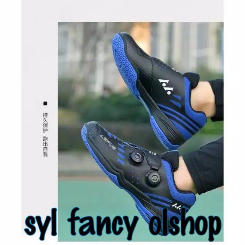 Sepatu Lefus Badminton Volly Tennis Boa Sport Wanita Pria Original 100%