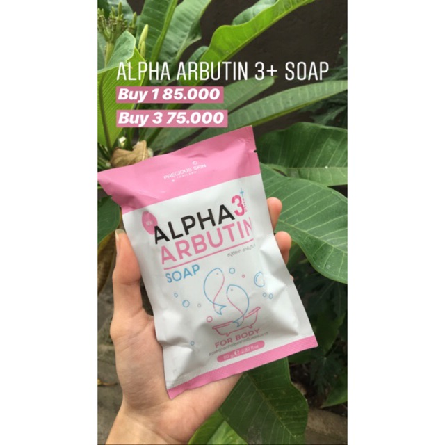 Alpha Arbutin 3+ soap