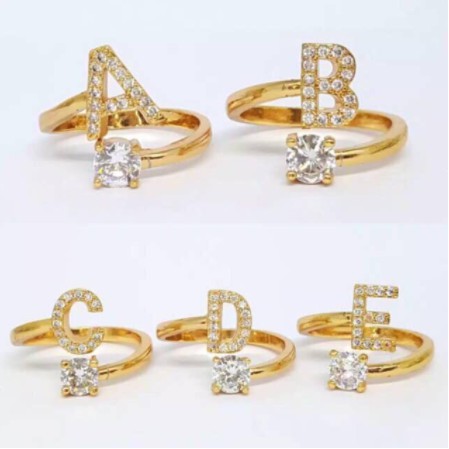 Cincin xuping / Cincin huruf Xuping A-Z [READY]