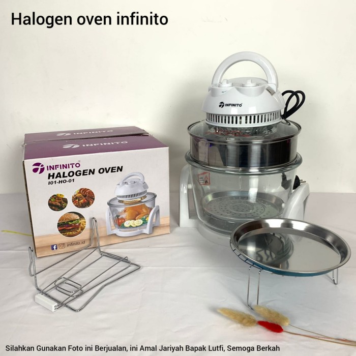 Halogen Oven Infinito / Oven kaca halogen - SMSG.OFFICIAL