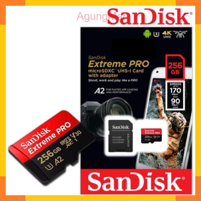 Kartu memori sandisk extreme pro 256 gb Micro sd card memory card