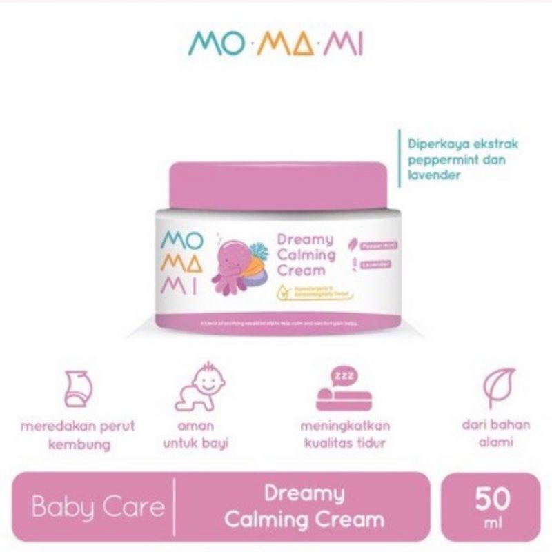 MOMAMI Chubby Bum Balm Dreamy Calming Facial Cream Liquid Talc