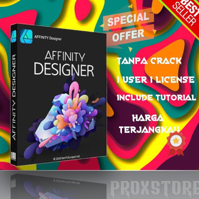 Produk Terbaik] Affinity Designer License Original - Dvd License