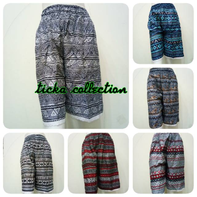 celana renda panjang motif etnik khas bali