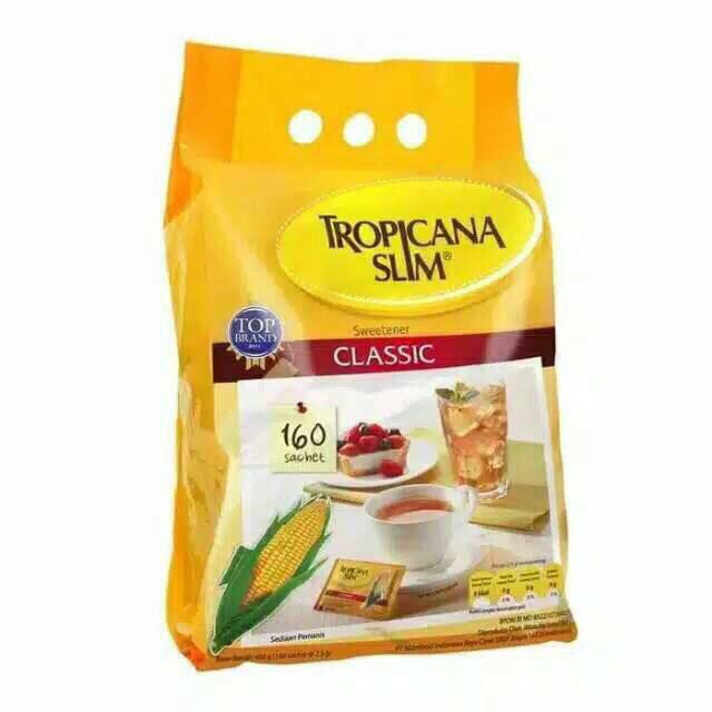 TROPICANA SLIM GULA DIET SWEETENER CLASSIC 160 sachet