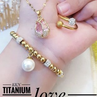 TiTanium Set perhiasan wanita QC14
