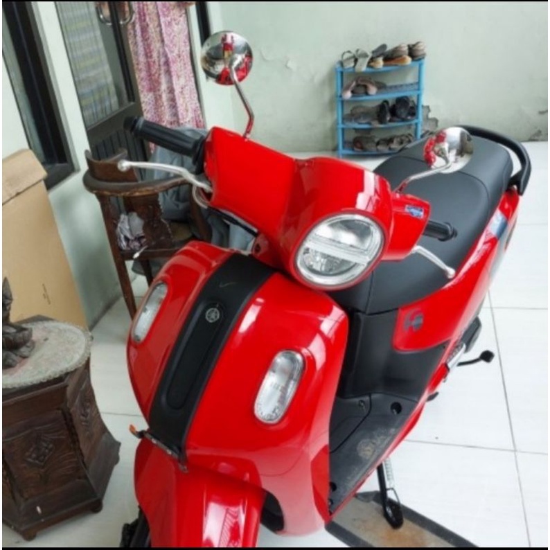 Spion Retro bulat Motor Yamaha Fazzio Fino Xride W175 Scorpio