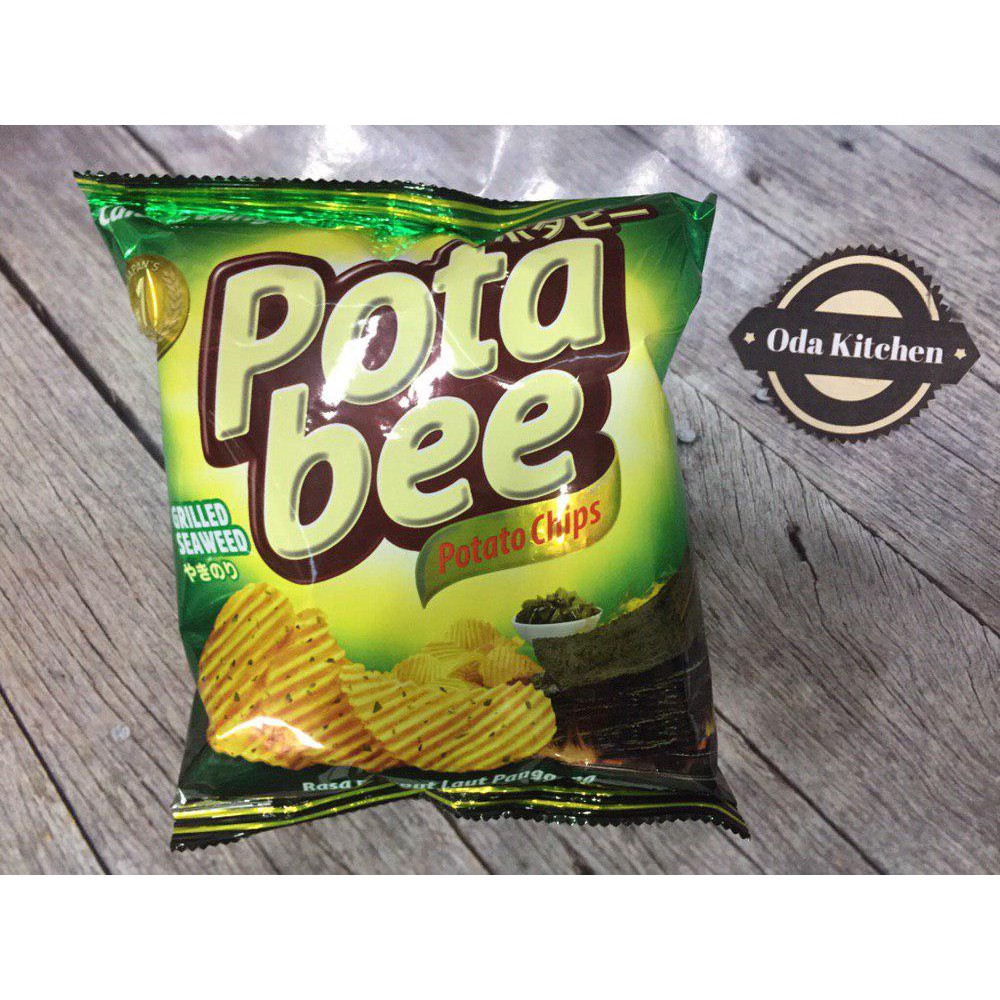 POTABEE SNACK POTATO CHIPS GRILLED SEAWEED PACK 68gr