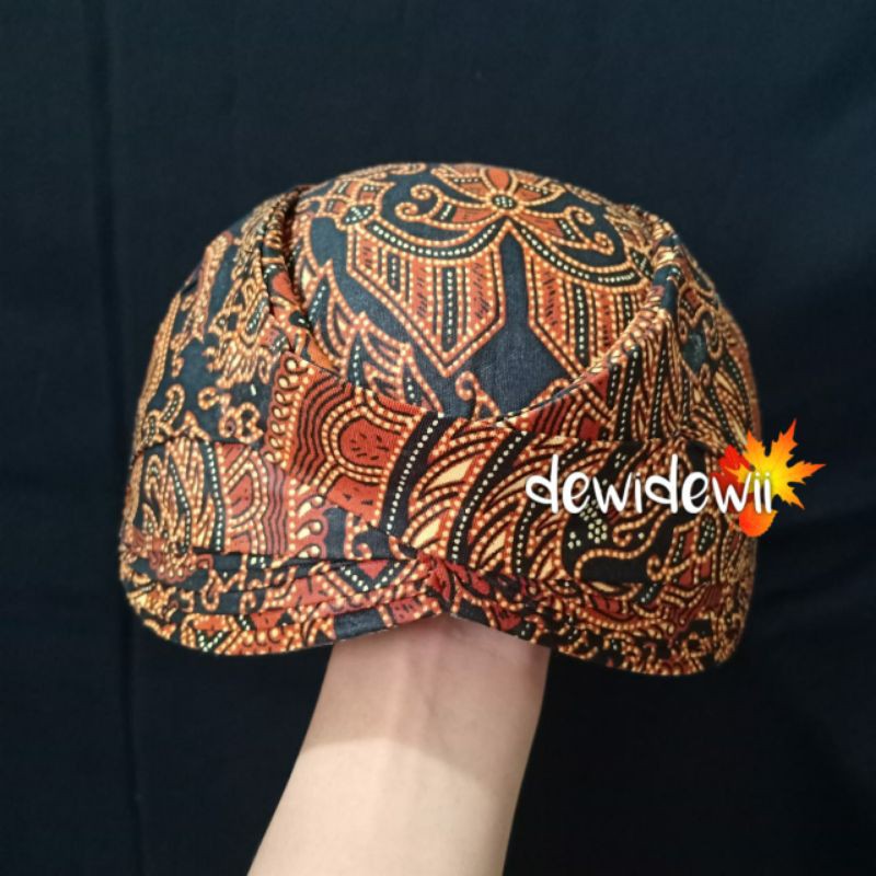 Blangkon SOLO Polos, Motif Batik (BANYAK PILIHAN MOTIF) ~ BSo