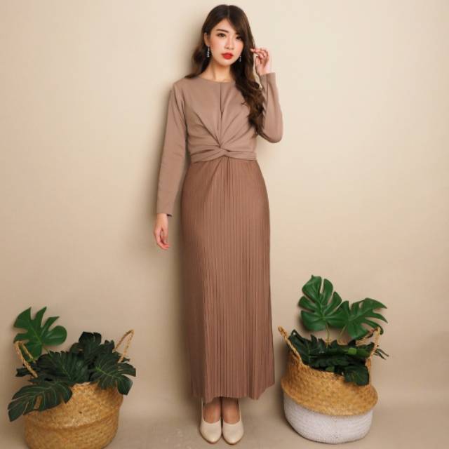KHUSUS GROSIR SERIAN 6pcs Dress Plisket 4811
