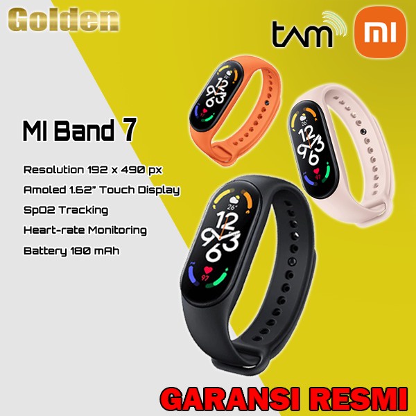 XIAOMI MI Band 7 / Smart Band 7 Amoled Garansi Resmi