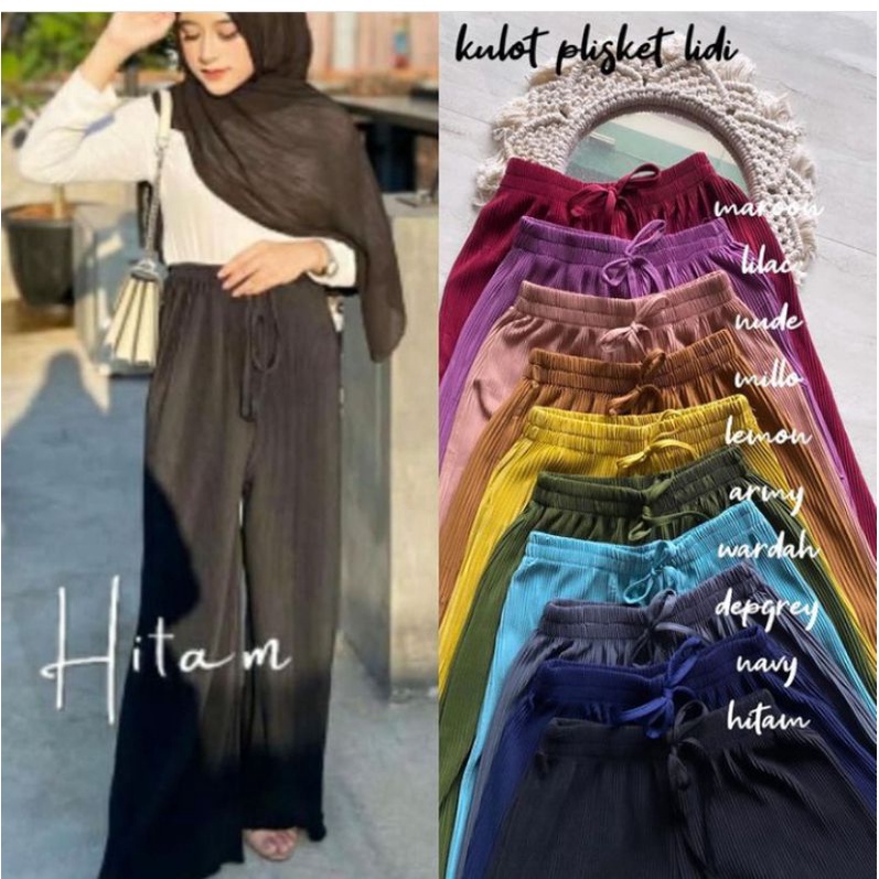 KULOT PLISKET LIDI// KULOT PLISKET//KULOT JUMBO//KULOT
