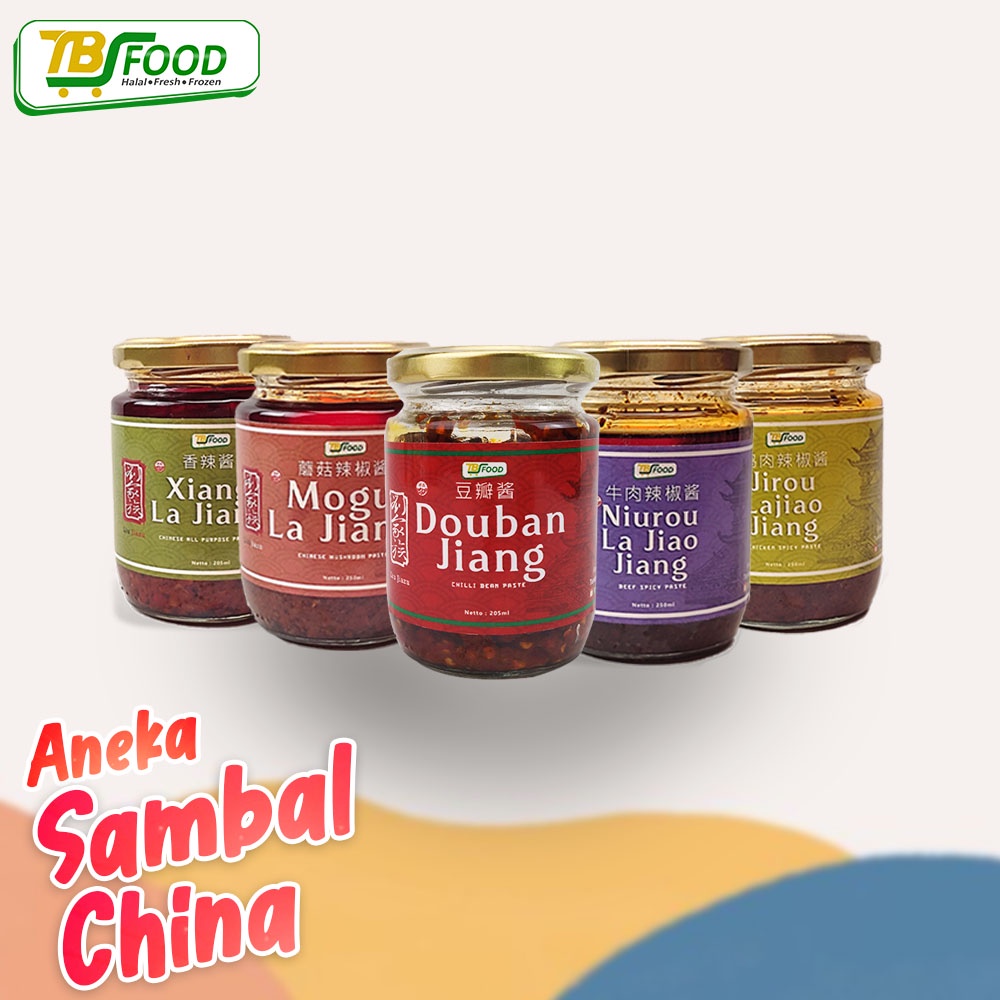 Sambal Cabe Doubanjiang 270gr,Bumbu Dimsum Rasa Jamur, Ayam, Sapi, Pedas,Ramen,Szechuan,Sambel Lamian,Hotpot Chili Bean Sauce Paste,Minyak Cabe,Pasta Kedelai ,Topanciang,Broad Bean Sauce,Pixian,Fu Chi Halal