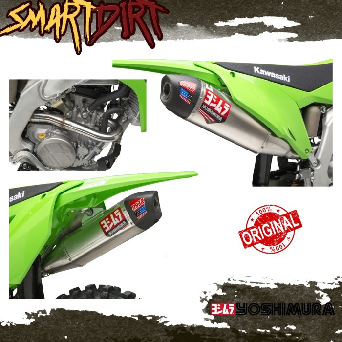 KNALPOT YOSHIMURA RS-12 FULL EXHAUST SYSTEM KX250F/X 21-22 ORIGINAL