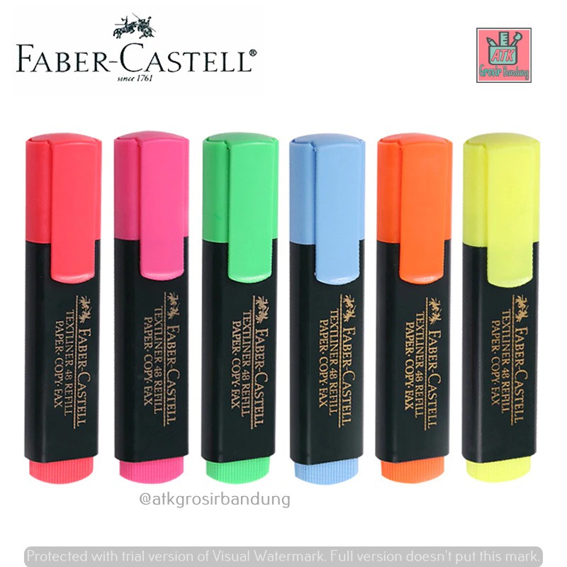 

Highlighter Faber-Castell Textliner 48 Warna Translucent Satuan AGB