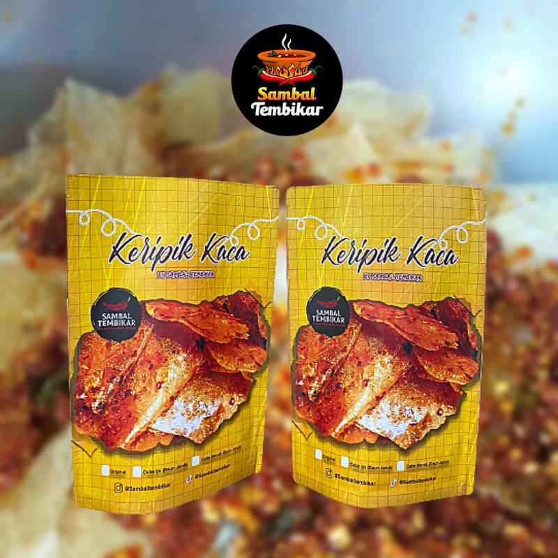 

KRIPIK KACA PEDAS ORIGINAL BY SAMBAL TEMBIKAR KERIPIK BELING KRIPCA DAUN JERUK