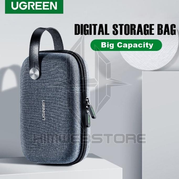 Ugreen 50903 Travel Kit Storage Bag Pouch Powerbank Hdd Hard Case