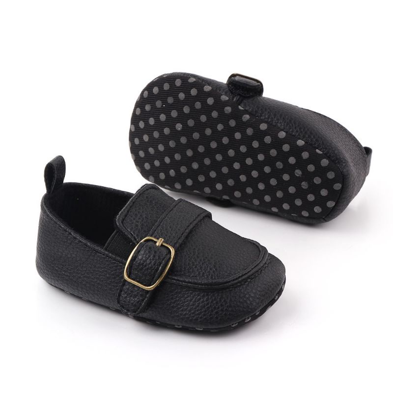 Sepatu Bayi Laki laki Perempuan Umur 0-12 Bulan Sepatu Prewalker Bayi Laki laki Perempuan 0 6 12 14 Bulan Baby Shoes Laki Laki Perempuan Umur 1 Tahun Sepatu Bayi Slip On Lagi laki Perempuan Umur 1 tahun Hitam HK004