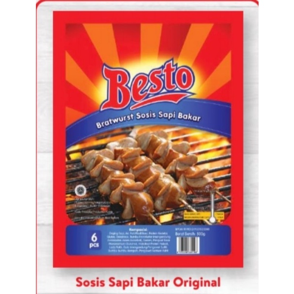 Besto Sosis sapi Jumbo Original 1kg
