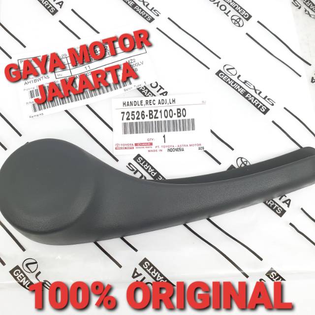 Handle Jok Depan Ayla-Agya-Avanza-Xenia-Veloz-Sirion Kiri 72526-BZ100-B0 LH