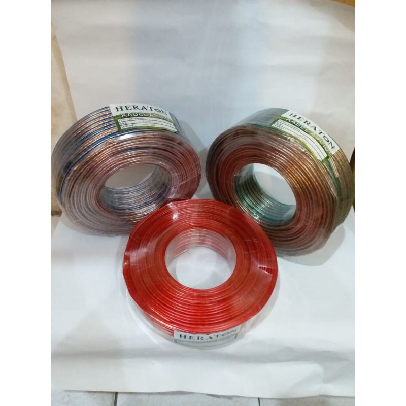 Kabel Audio Transparan 2x80 100meter