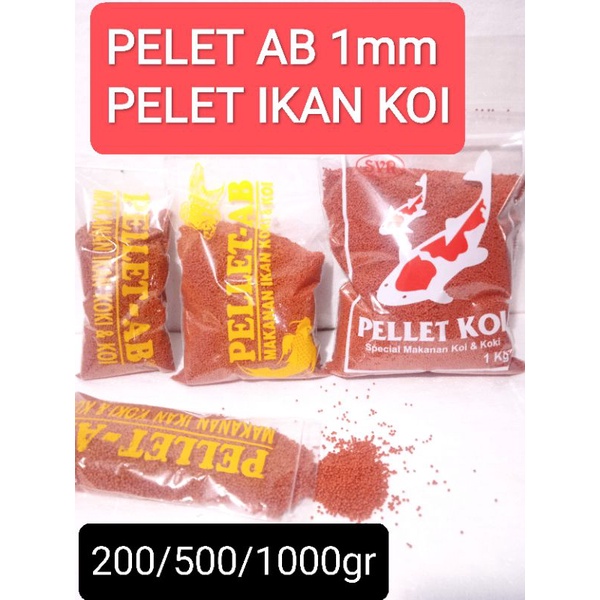 PELET IKAN KOI PELET AB PELLET AB 1mm