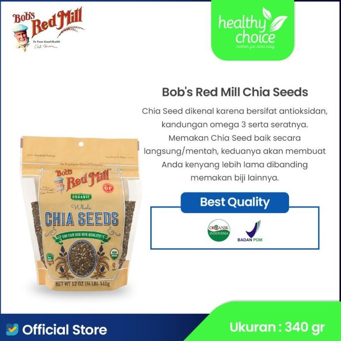 

Unik Bob's Red Mill Organic Whole Chia Seeds 340 gr Limited