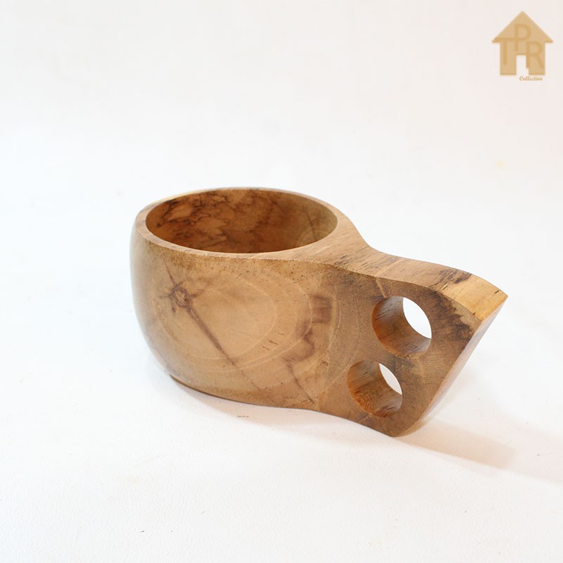 Kayu Jati | Teak Wood / Cangkir Kuksa / Cangkir Kayu Premium D8