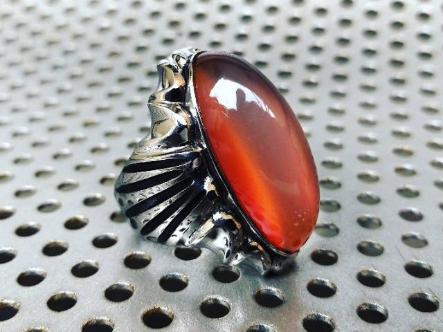 Cincin Ikat Emban Batu Akik dan Batu Permata Handmade High Quality