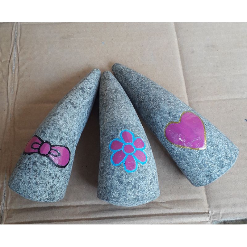 ULEKAN BATU ASLI UKIR GAMBAR