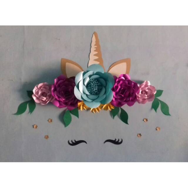 

Unicorn paper flower