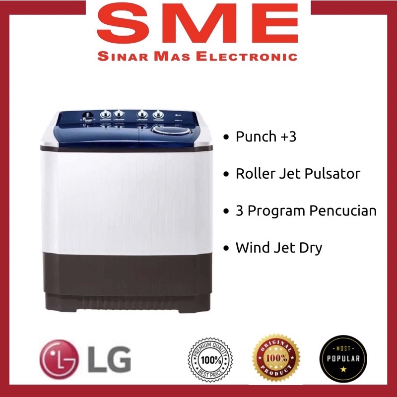 Mesin Cuci 2 Tabung 16 Kg LG