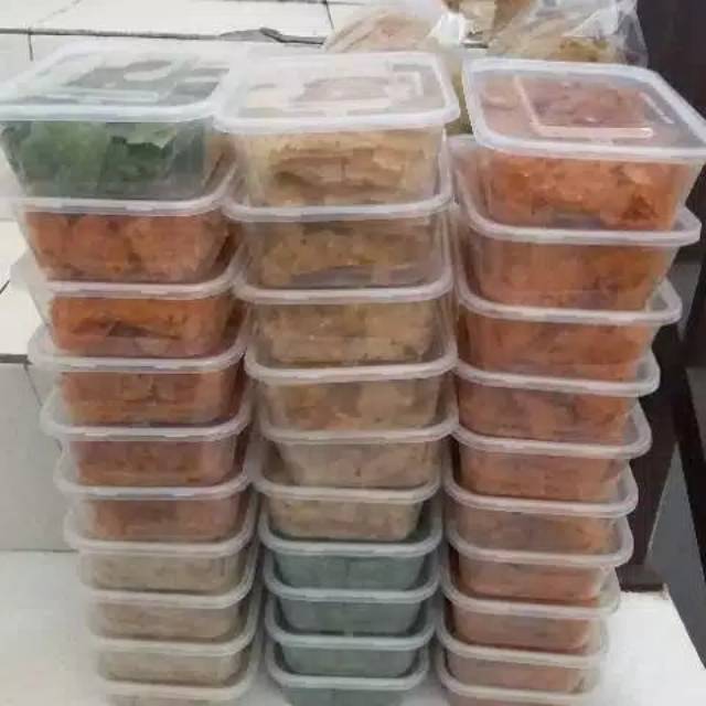 

Cemilan snack murah banjarmasin Keripik kaca box 1000ml