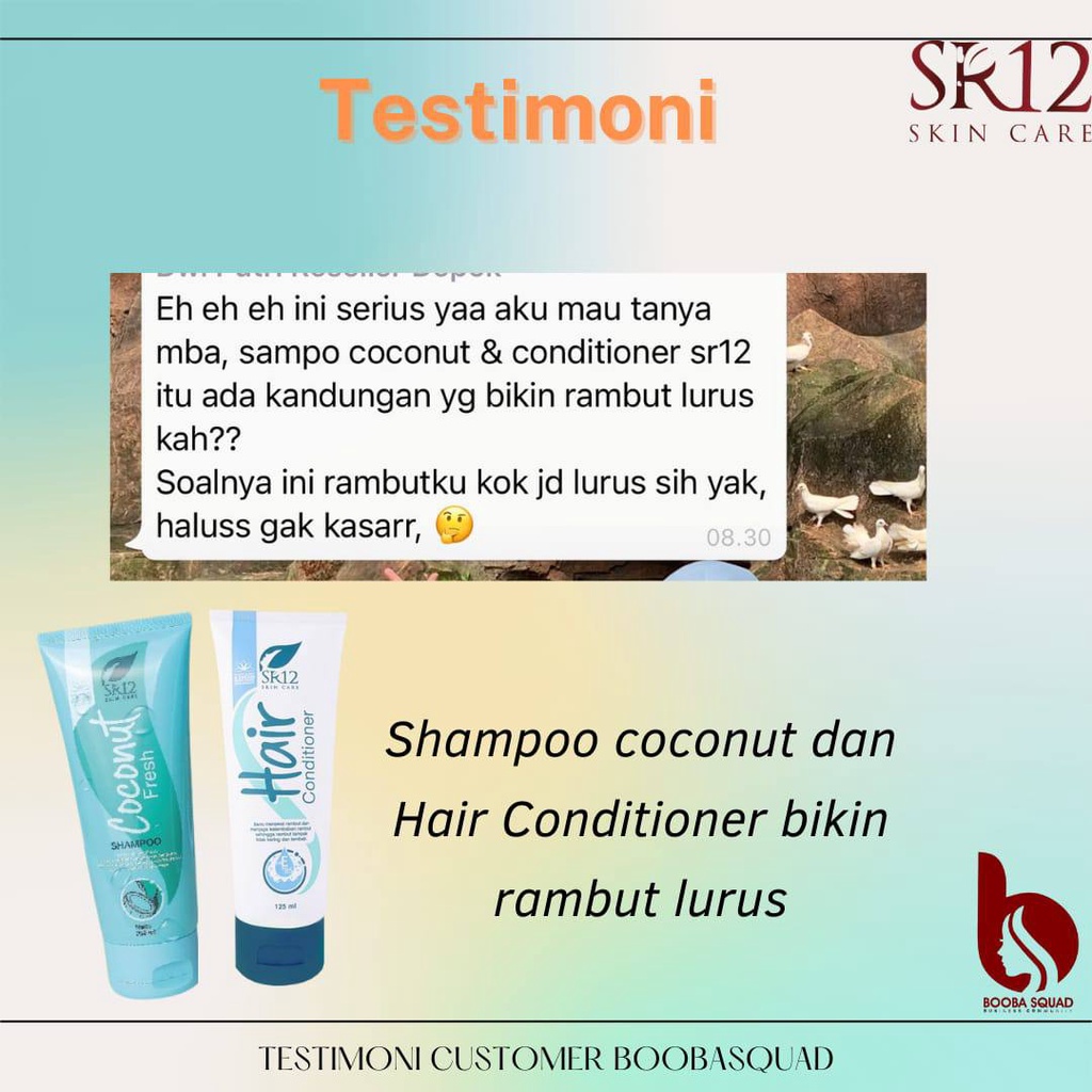 SR12 Coconut Fresh Shampoo Anti Ketombe