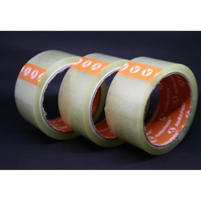 

[ varostore90 ] PROMO GOJEK / GRAB 1 DUS LAKBAN BENING-COKLAT 60 YARD AURAPACK
