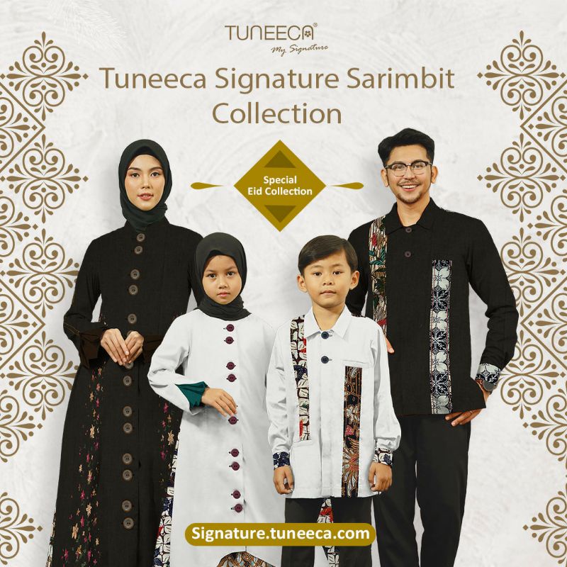 Tuneeca Signature Sarimbit Collection Gamis Batik Tuneeca